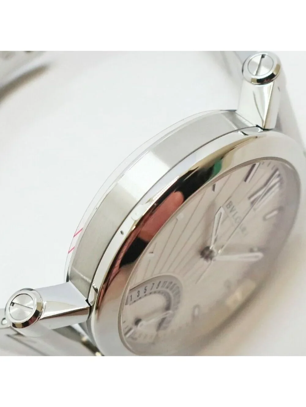 Bvlgari Ten Finished Sotirio Retrograde SS Silver Automatic Watch